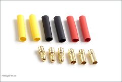 Goldkontaktstecker 3,5mm 3 Paar Hype Kyosho 086-1036