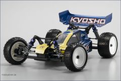 1:10 BLS 4WD Lazer ZX-5 gelb-blau Hype Kyosho 30861-T2BLS