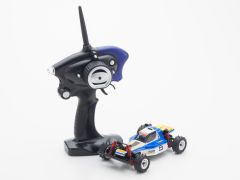 Mini-Z MB010S 4WD 1/24 OPTIMA BLAU/WEISS - READYSET Kyosho 32082BW