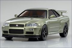 dNano Nissan Skyline GT-R R34, jade Kyosho 32401MJ