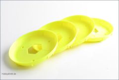 Wheel Stiffener for EVO Wheel Yellow (4) Kyosho 34003Y