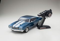 FAZER VEi CHEVY CHEVELLE SS 454 LS6 1970 BLAU (KT231P/BATT-CHARG) Kyosho 34053T2