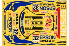 Dekorbogen 1/10 Honda NSX Epson Kyosho 39258-01