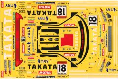 Dekorbogen 1:10 TAKATA DOME NSX Kyosho 39268-01