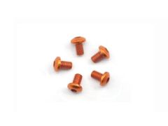 ALU SCREW ALLEN ROUNDHEAD M3X5 ORANGE (7075) (5) Kyosho AM14RH3005-O