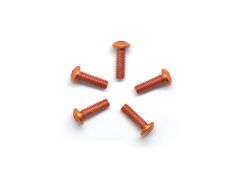 ALU SCREW ALLEN ROUNDHEAD M3X12 ORANGE (7075) (5) Kyosho AM14RH3010-O