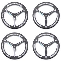 ALU SETUP WHEEL FOR RUBBER TIRES (4) Kyosho AM170007