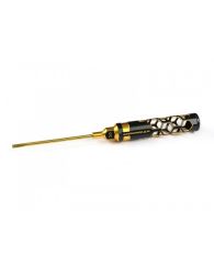 FLAT HEAD SCREWDRIVER 3.0 X 100MM SCHWARZ GOLD Kyosho AM430133BG