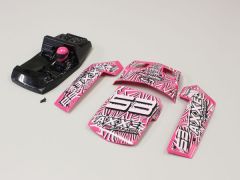 KAROSSERIETEILE AXXE 1:10 EP - PINK Kyosho EZ025P