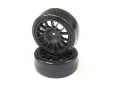 Reifen Drift vorn, schwarz (2 Kyosho FAT-305BKKY 1-FAT-305BKKY