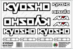 Dekorbogen TEAM Hype Kyosho KY-MG001