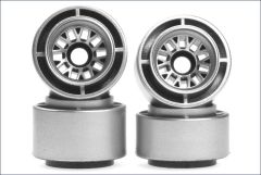 Felge 1:24 BBS, silber, F2001/2 (4) Kyosho MFH-03S