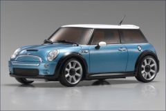 Karosse 1:24 MR-015 Mini Cooper S blau Kyosho MZX-108-MB