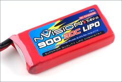 nVision LiPo 2s 7,4V 900 20C Kyosho NVO1801