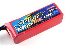 nVision LiPo 6s 22,2V 3300 20C Kyosho NVO1816