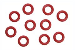 O-Ring innen 5mm, rot (10) Kyosho ORG05