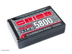 Carbon Pro 5800 100C 7.4V Saddle Block Team Orion ORI14065