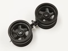 FELGEN 5B 43MM. OPTIMA - SCHWARZ (2) Kyosho OTH244BK