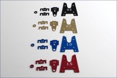 Ride Height Spacer Set 0.5/0.7/1.0/1.5mm Kyosho R246-3709