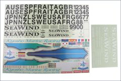 Dekorbogen Seawind Carbon Edition Kyosho SW-13CE