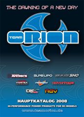 Hauptkatalog Team Orion 2008, deutsch Hype Kyosho TO-2008