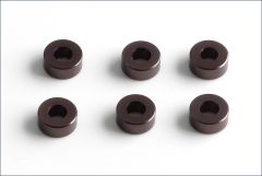 Scheiben Alu, 3x7x3mm grau (6) Kyosho W-0143GM