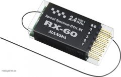 RX-60 6-Kanal Mini-Empfänger FHSS LRP 107A40953A