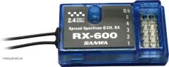 RX-600 6-Kanal Empfänger (2.4GHz FHSS) LRP 107A40963A