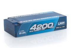 P5-HV Real Shorty LCG 4200mAh Hardcase Akku - 7.6V LiPo - 120C/60C LRP 430256