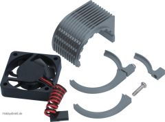 Radical Motor Heatsink + Fan, Gunmetal LRP 82521