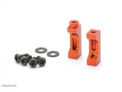 Alu Servohalter Set (orange/Formula Ten) hpi racing H102910