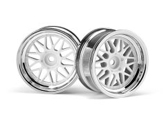 HRE C90 Felge 26mm chrom/weiss (6mm/2St) hpi racing H106773