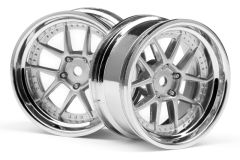 Dy-Champ. Felge 26mm ch.-silber(6mm/2St) hpi racing H111276