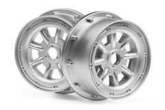 ML-8 Felge silber (120x60mm/2St) hpi racing H115765