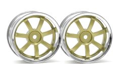 RG Lights 57S-Pro Felge chr./gold (3mm) hpi racing H3319