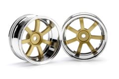 RG Lights 57S-Pro Felge chr./gold (9mm) hpi racing H3321