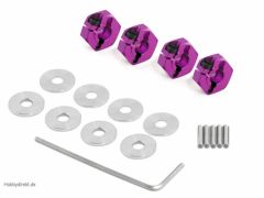 Alu Felgenmitnehmer schmal/lila (4St) hpi racing H72044