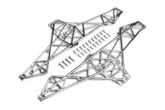 Chassis Set (matt chrom/Wheely King) hpi racing H85254