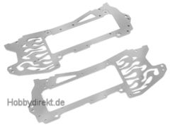 Alu.Chassis Set (7075/silber/E-Zilla) hpi racing HB66332