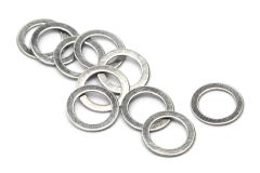 Unterlagscheibe 4x6x0.3mm silber (10St) hpi racing HZ695