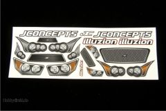 JConcepts Decal Sheet (headlight misc.) LRP J2002