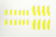 1/10th Scale Ball Cups (yellow) LRP J2027