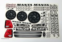 JConcepts - Manta Aufkleber Set LRP J2051