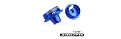 JConcepts - Fin, 5mm Offset Federteller ? Blau (2 St.) (Passend für ? B5M, T5M, SC5M) LRP J2493-1