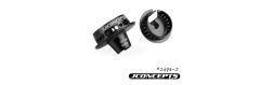 JConcepts - Fin, 5mm Offset Federteller ? Schwarz (2 St.) (Passend für ? B5M, T5M, SC5M) LRP J2493-2