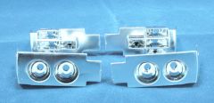 Fiat 131 Lichter Set (chrom) LRP TRL404