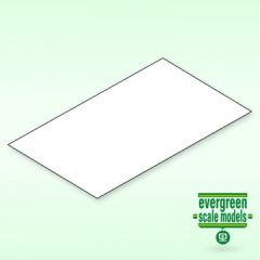 Einfaches weißes Blatt 3,2x150x300mm (1) EVERGREEN 9125