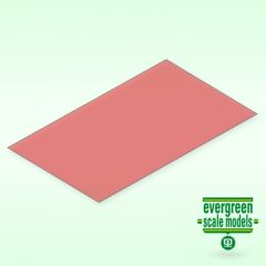 Rote Klarsichtfolie 0,25x150x300 mm (2) EVERGREEN 9901