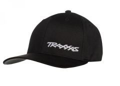 Flex Hat Curved Bill Black/White Traxxas L-XL Traxxas 1187-BLW-LXL