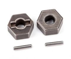 Wheel Hubs Steel Hex 12mm (2) TRAXXAS 1654R